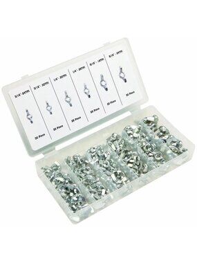 150 Pc. Wing Nut Assortment w/ Storage Case 93542 SEALED NEW